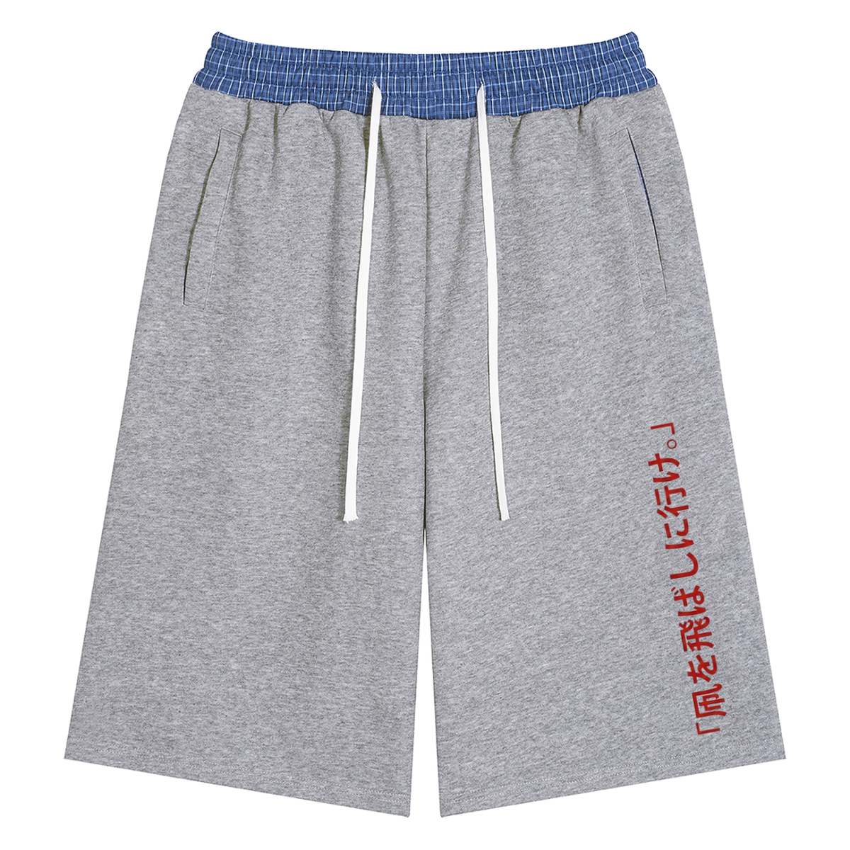 "Go Fly a Kite" Japanese Edition Longline Waistband Shorts