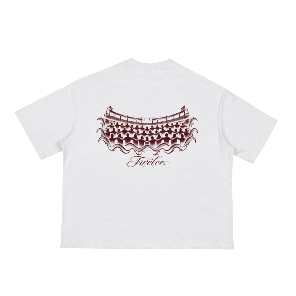 "Sea of Maroon" Boxy Tee