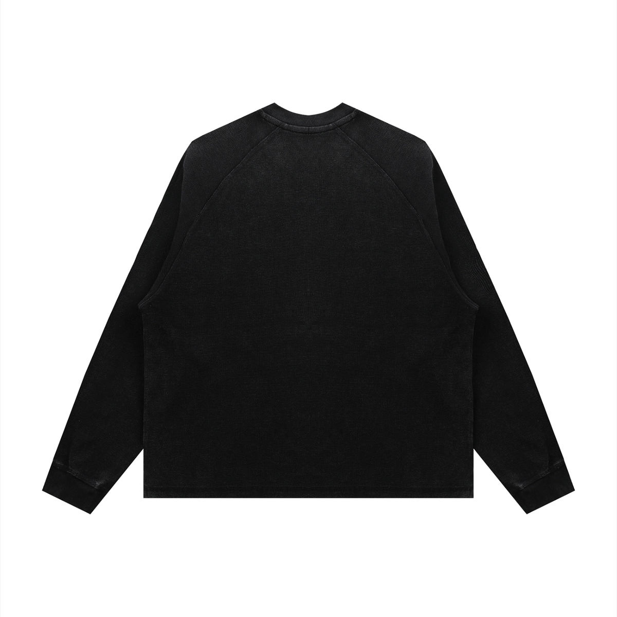 "Watchful Eyes" Vintage Boxy  Waffle Long Sleeve