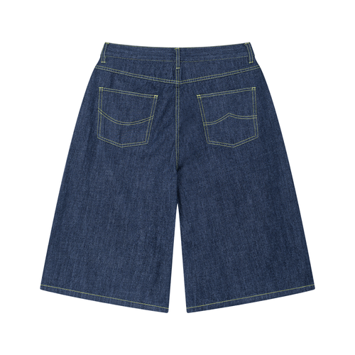 "Against the Current" Vintage Wash Longline Jorts