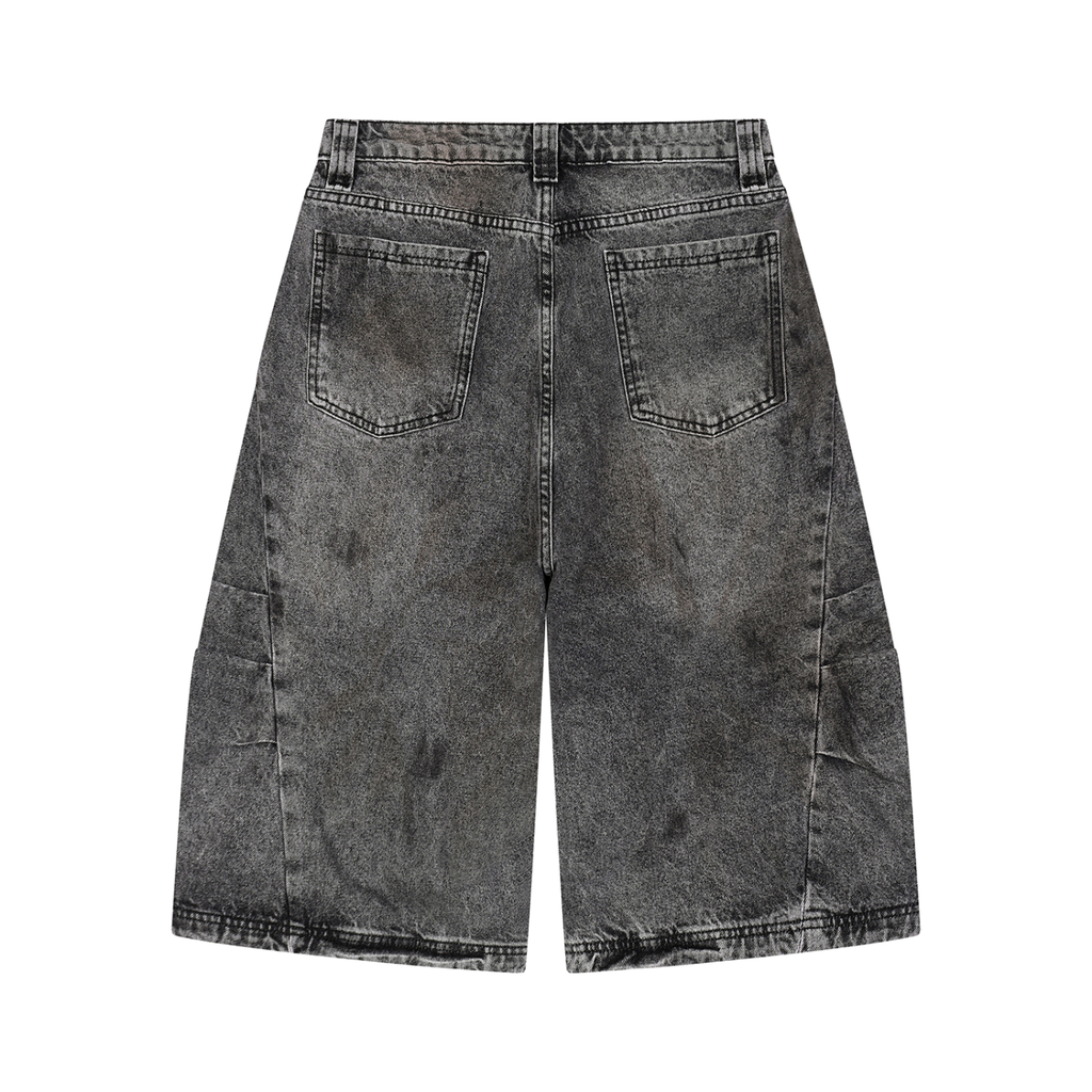 Vintage Wash Brushed Longline Jorts