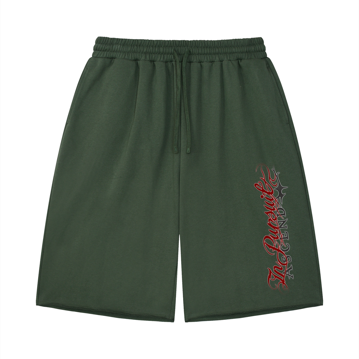 "In Pursuit" Longline Fleece Shorts