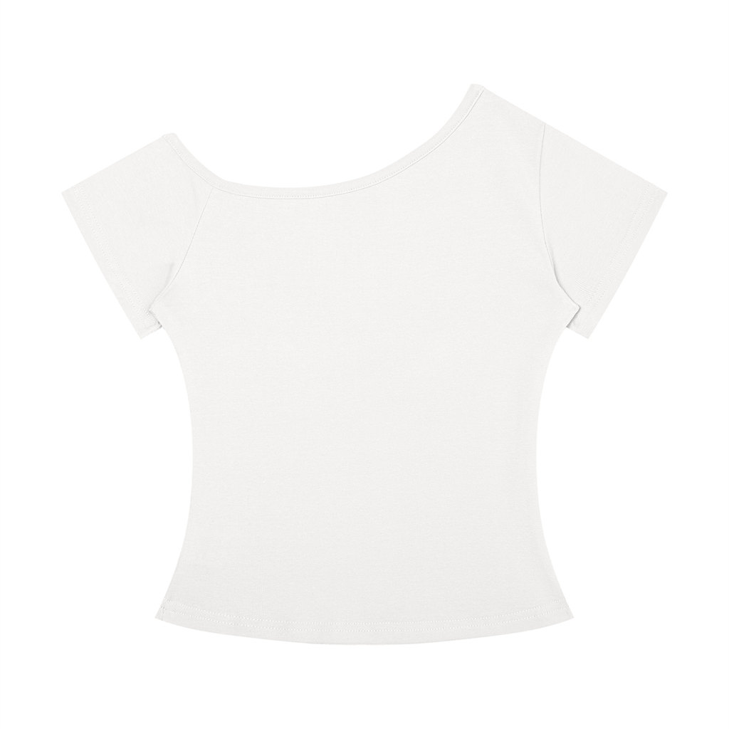 Women's Flower Off-the-Shoulder Top