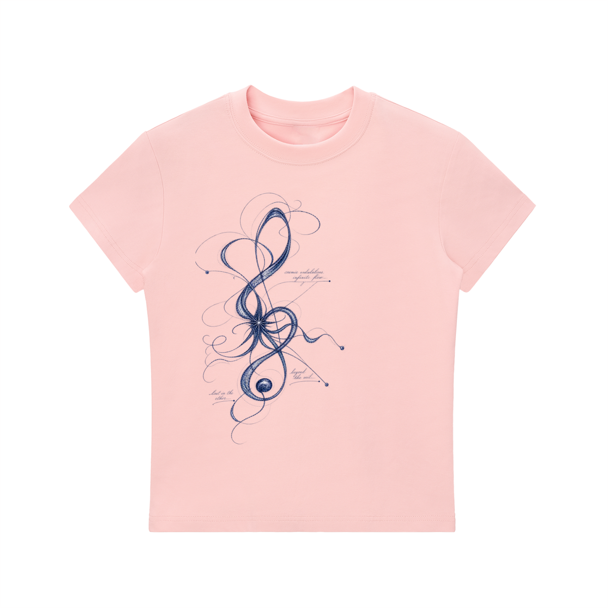 Women's Treble Clef Bodycon T-Shirt