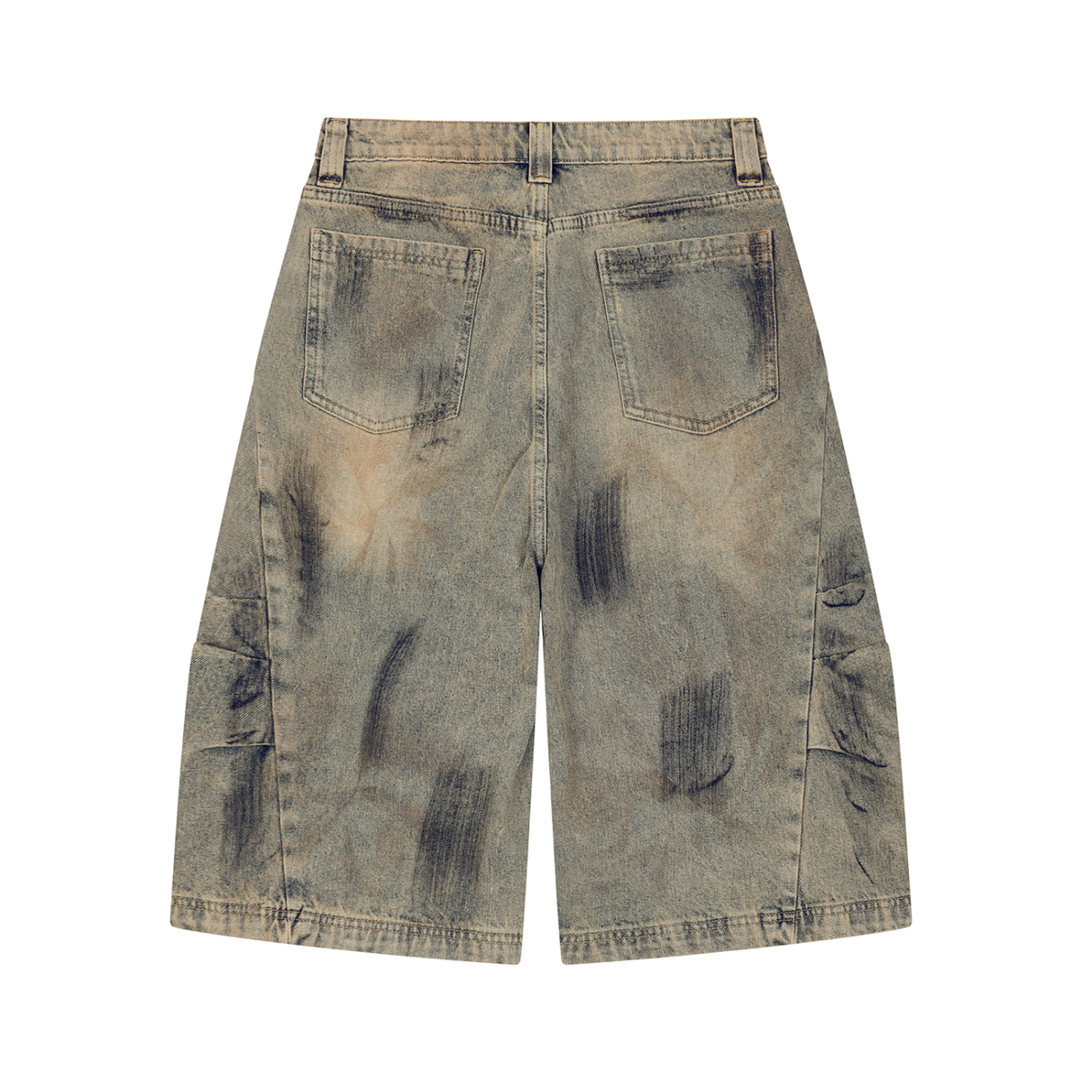 Vintage Wash Brushed Longline Jorts
