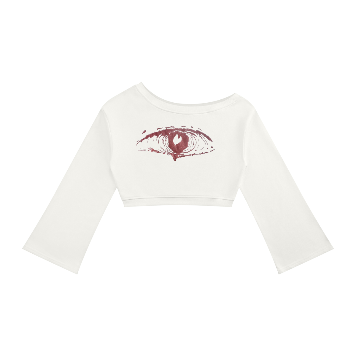 "Watchful Eye" Women's Off-Shoulder Sweatshirt