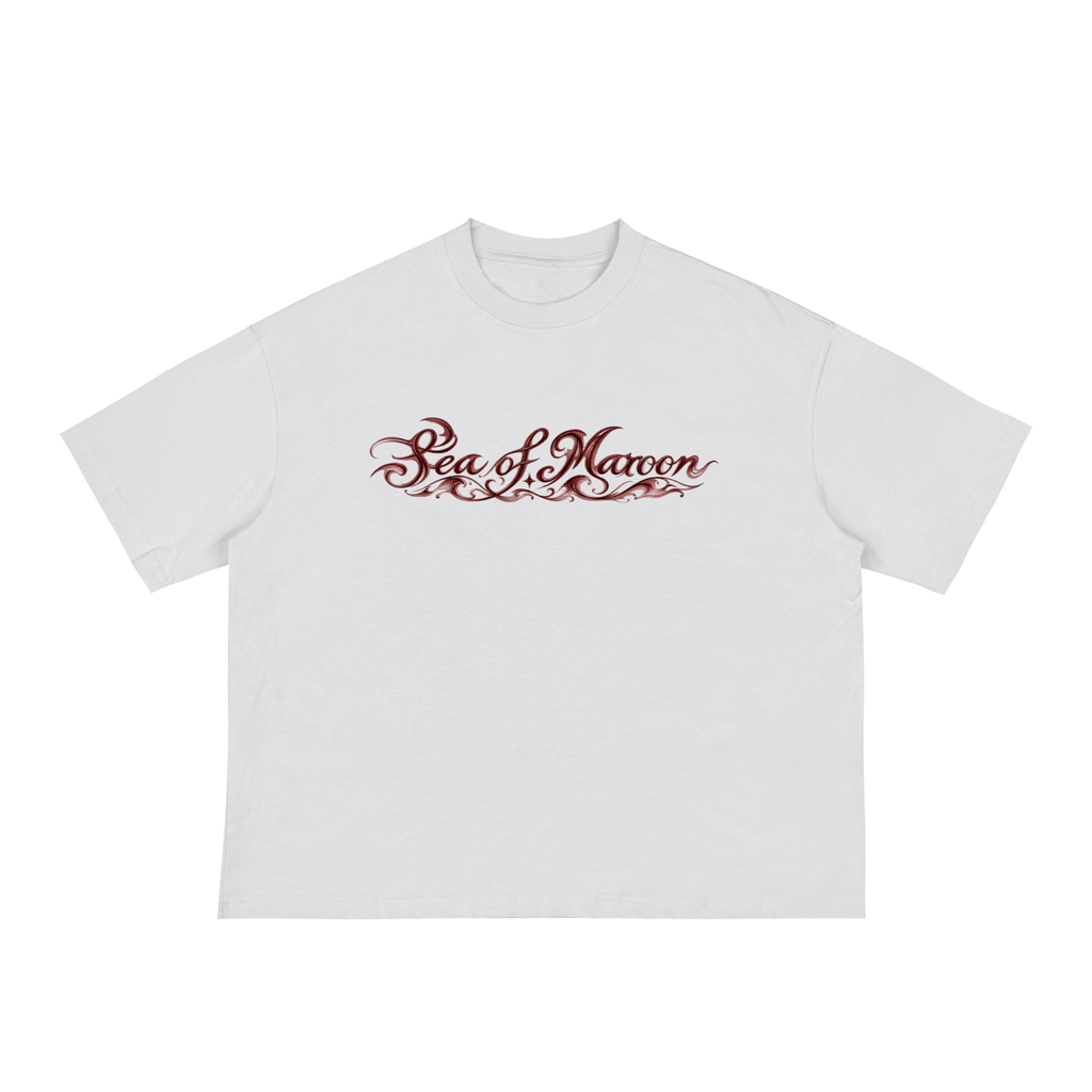 "Sea of Maroon" Boxy Tee