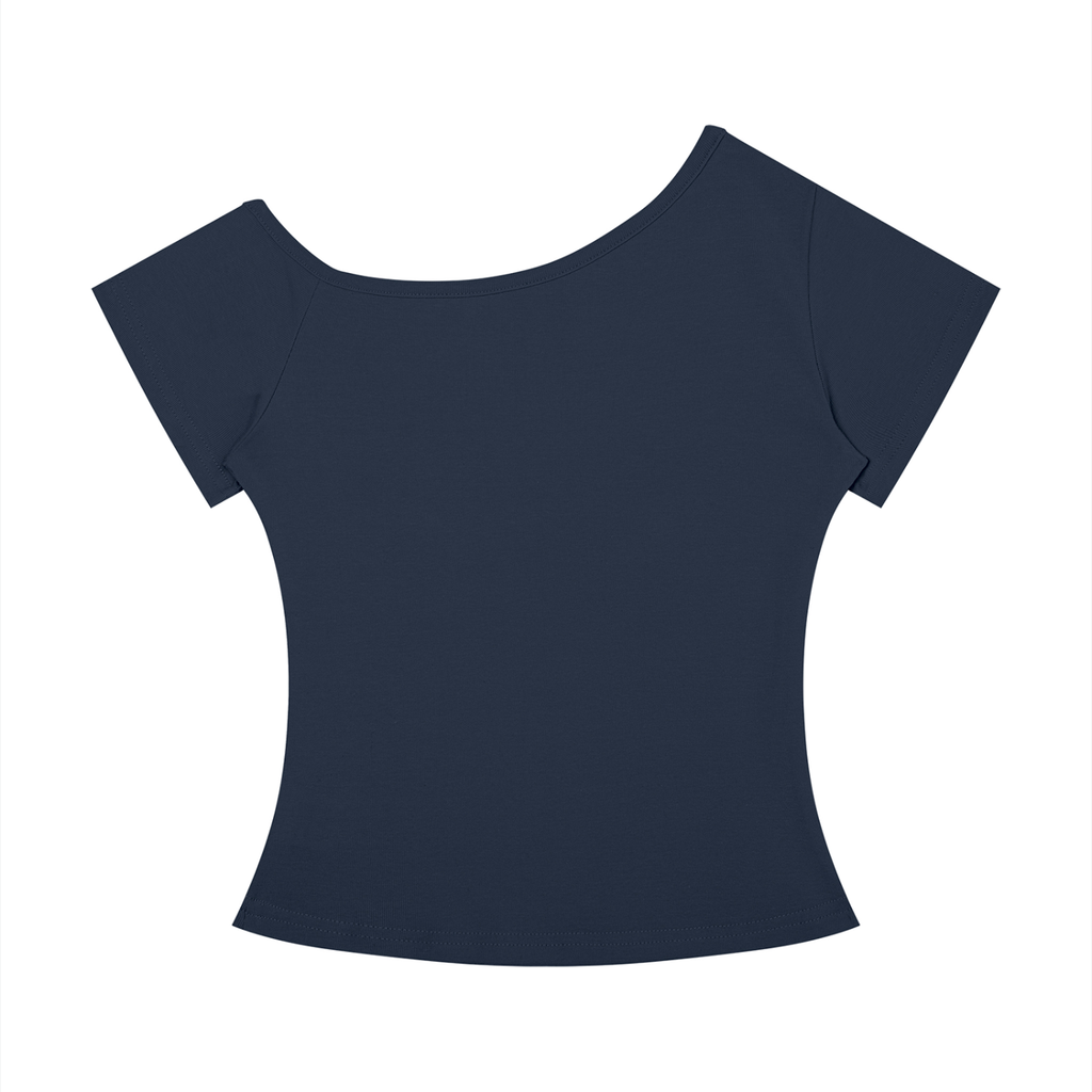 Women's Flower Off-the-Shoulder Top