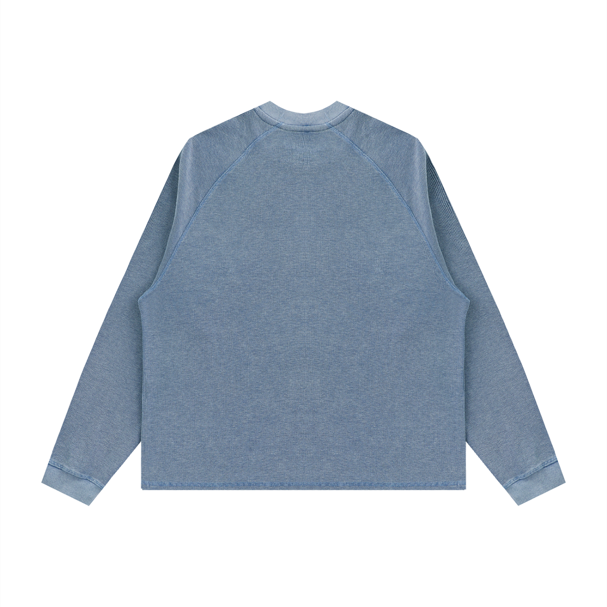 "Watchful Eyes" Vintage Boxy  Waffle Long Sleeve