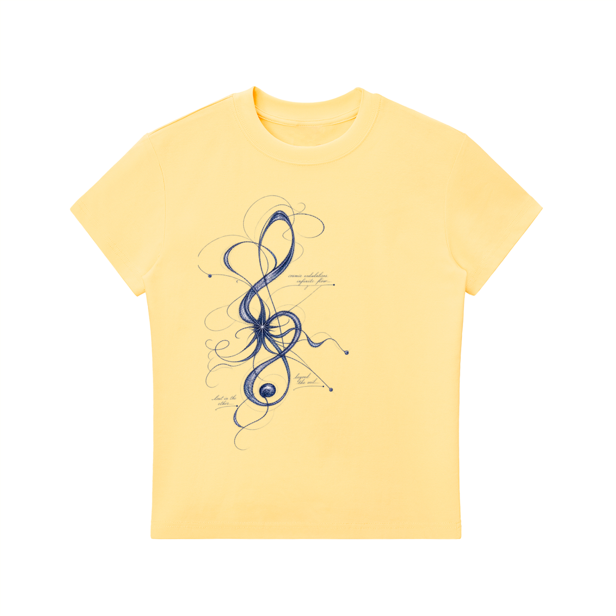 Women's Treble Clef Bodycon T-Shirt