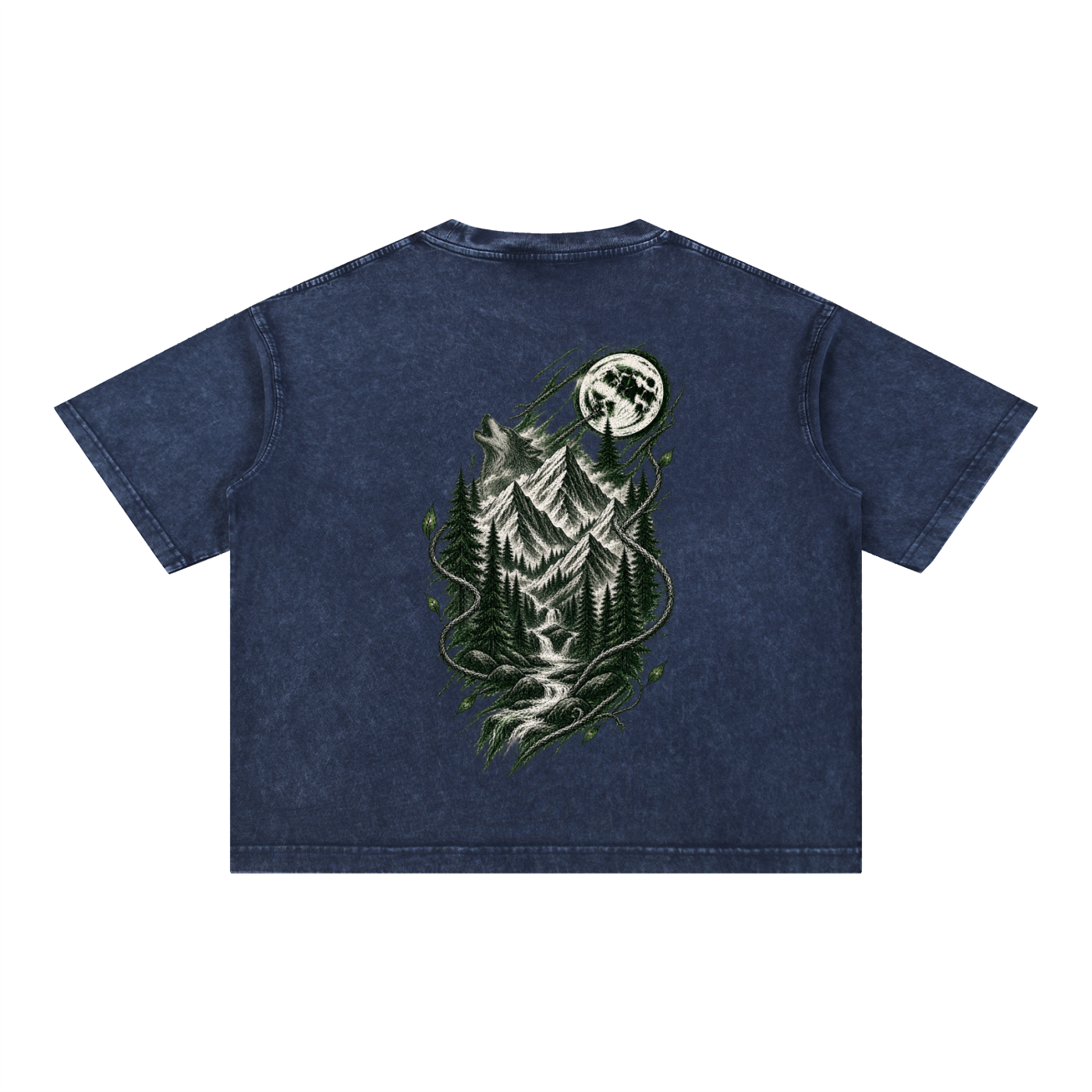 Mineral Wash Boxy Cotton T-Shirt