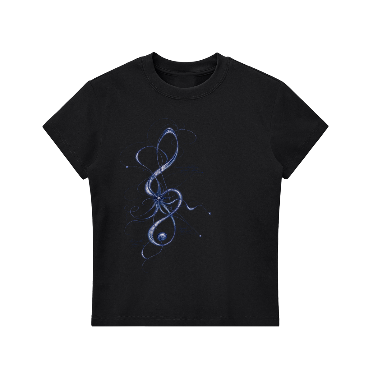 Women's Treble Clef Bodycon T-Shirt