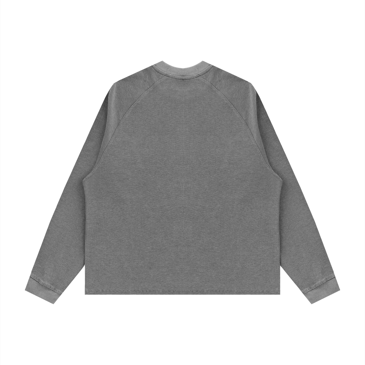 "Watchful Eyes" Vintage Boxy  Waffle Long Sleeve