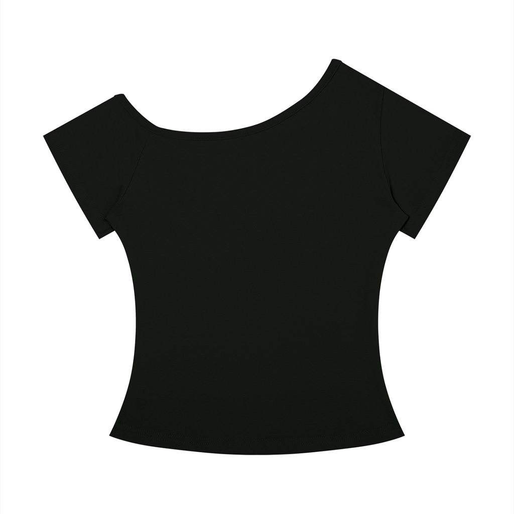 Women's Flower Off-the-Shoulder Top